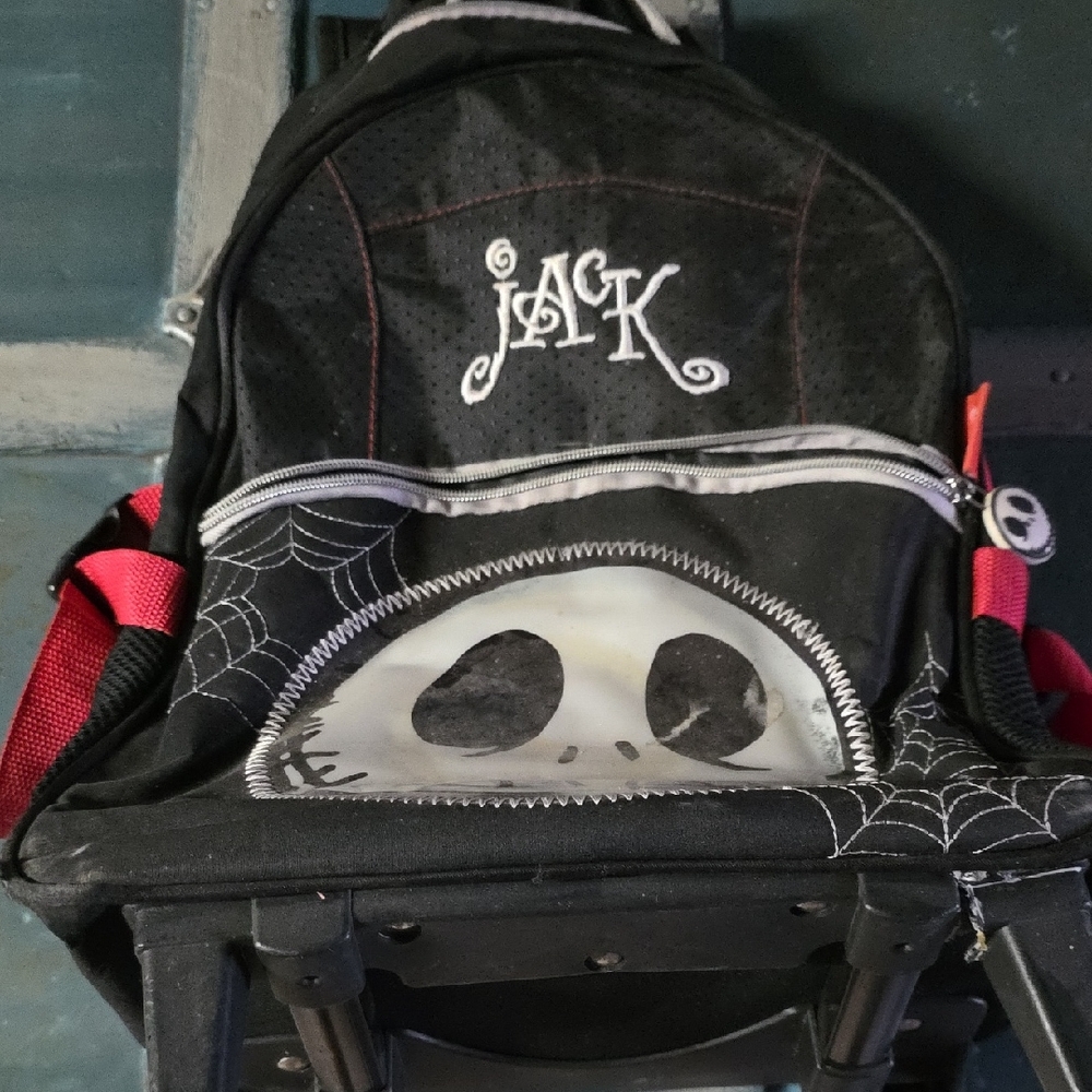 Black and Red Disney Jack Kids Backpack